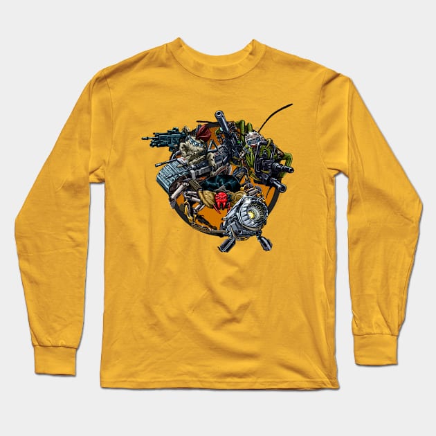 Spydr-borgs Long Sleeve T-Shirt by ThirteenthFloor